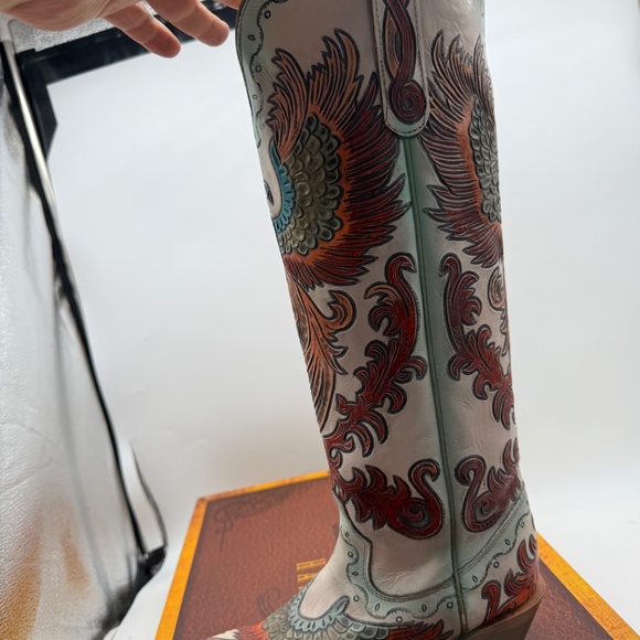 Corral hand painted and tooled high c own oy boots - Picture 5 of 7